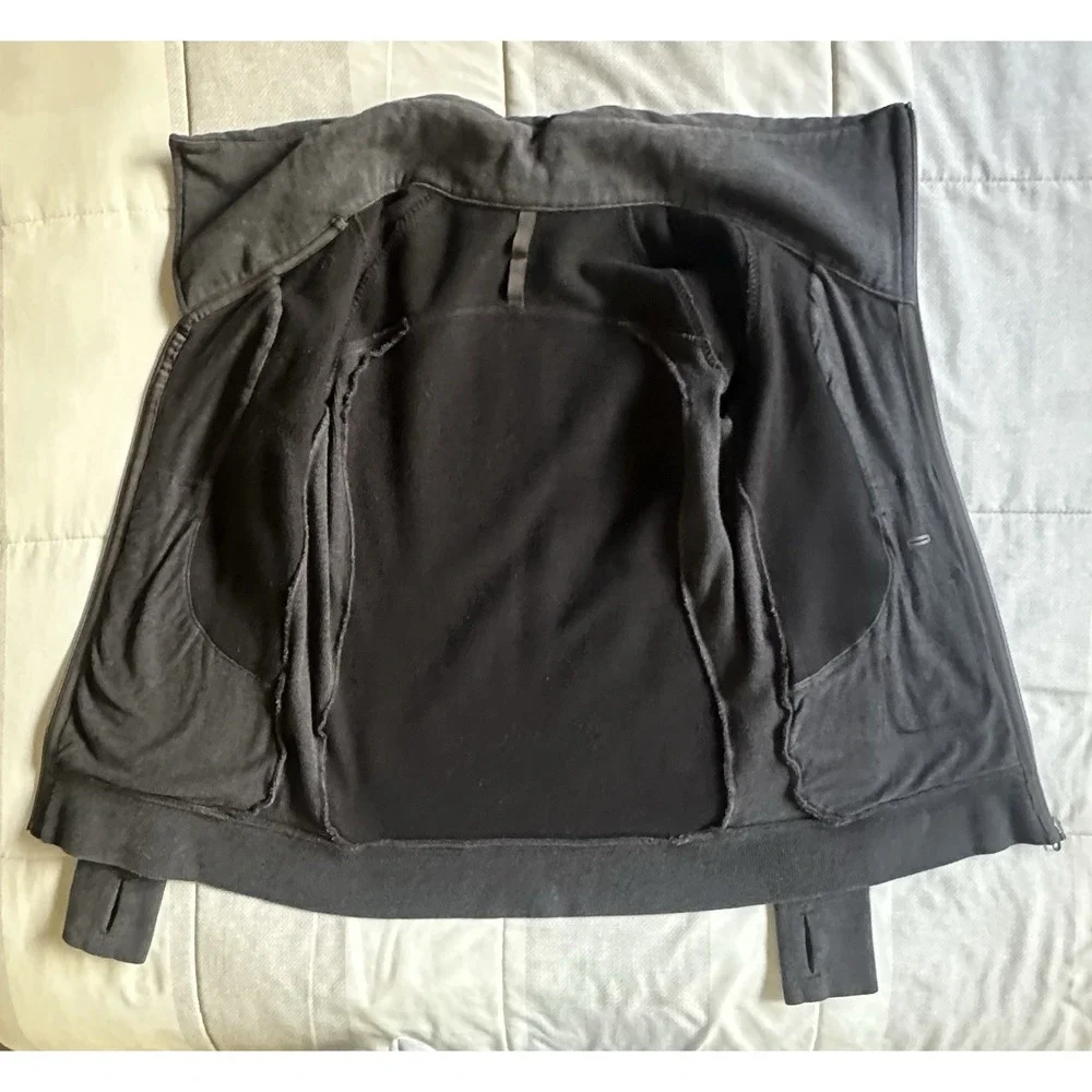 Lululemon Cozy Cuddle Up‎ Jacket Women's Size 6 Charcoal Gray